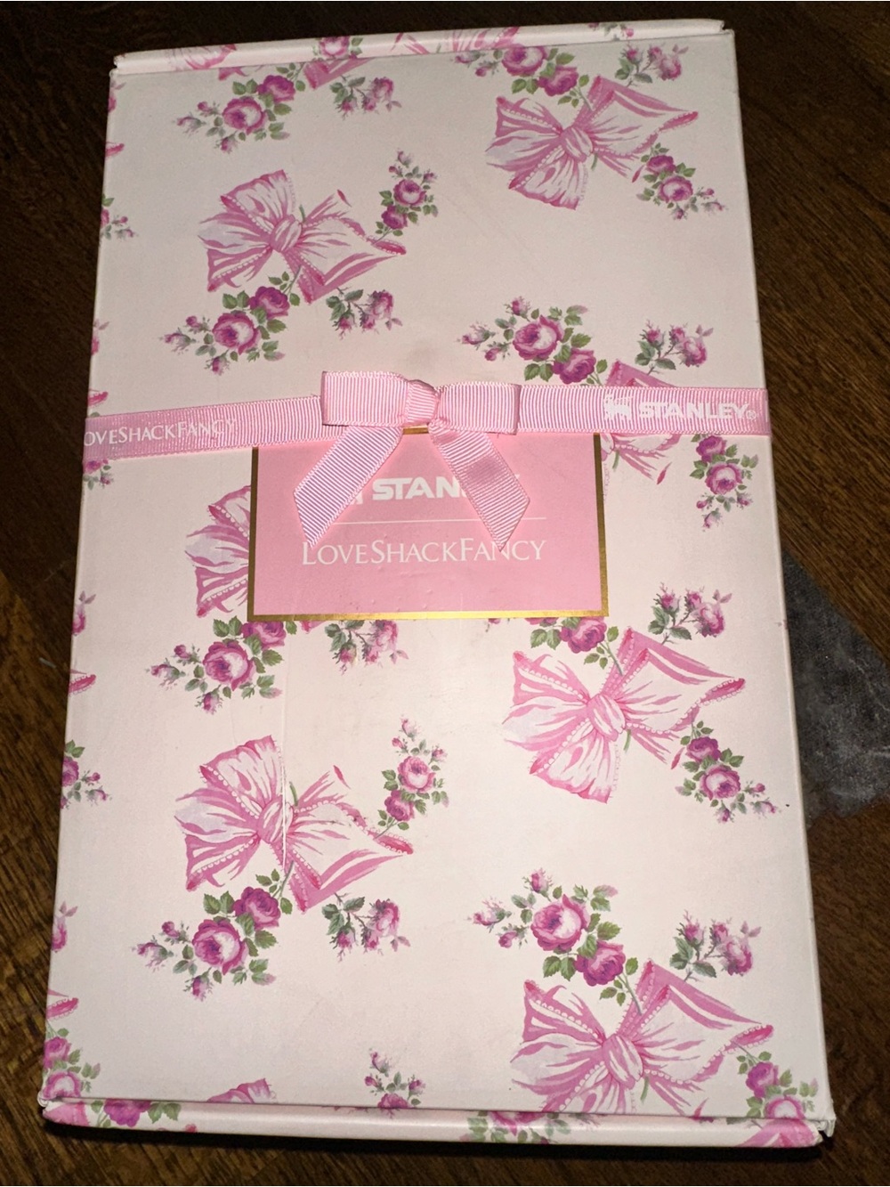 LoveShackFancy Tumbler - Pink Bow Patterned - NIB 40 oz. - Picture 4 of 4